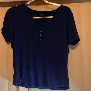 Ralph Lauren Blue Polo Fitted Short Sleeve Tee